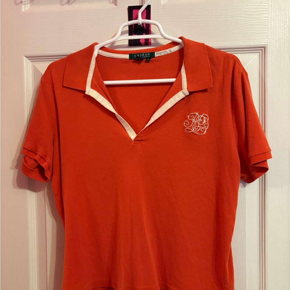 Ralph Lauren Vibrant Orange Tee